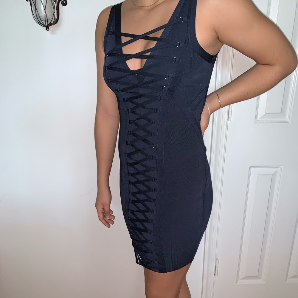 Guess Navy Blue Cocktail Dress